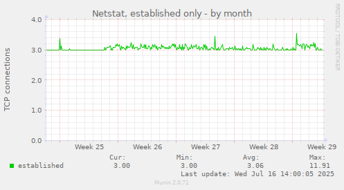 Netstat, established only